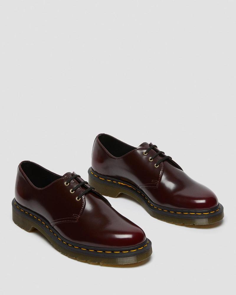 Dr Martens Vegan 1461 Oxford Schoenen Dames Roze Rood | NL 412JPQ